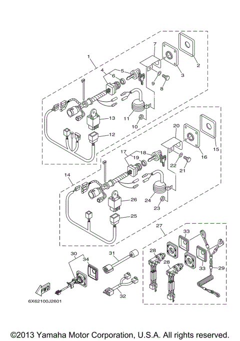SWITCH  PANEL QUAD (MAIN STBD)