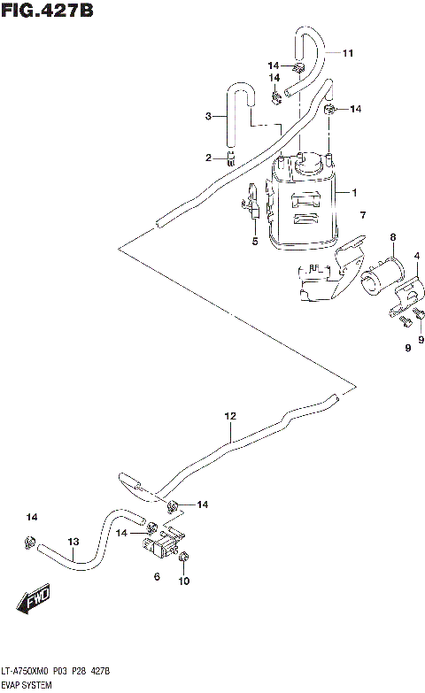 EVAP SYSTEM (LT-A750XPM0 P33)