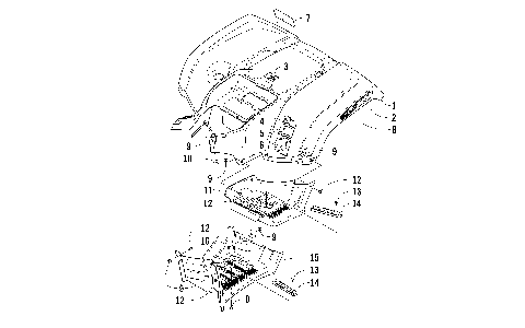 REAR BODY PANEL AND FOOTWELL ASSEMBLIES [99796]