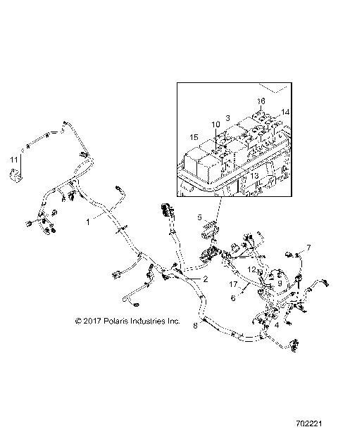 ELECTRICAL, WIRE HARNESS - Z18VDE99FK/S99CK/FK (701659)