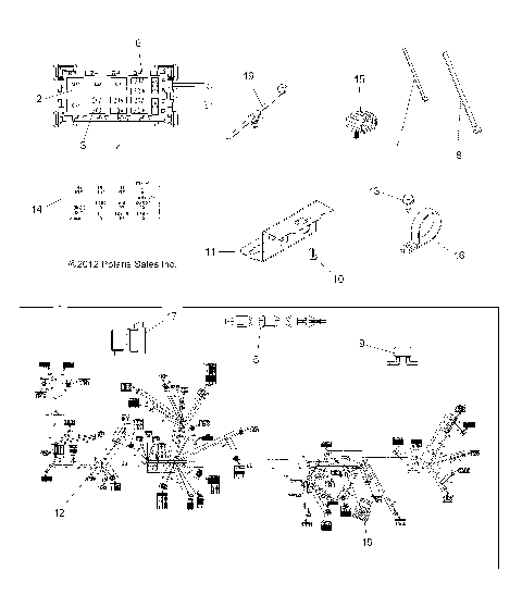 ELECTRICAL, HARNESS - A13DN5EFL (49ATVHARNESS13SPTRGEPS550I)