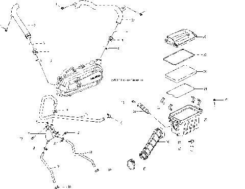 ENGINE, AIR INTAKE SYSTEM - A12KA09AD/AF (49ATVAIRBOX12SP90)