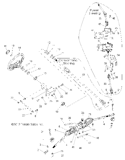 STEERING, STEERING ASM. - Z16VHA57A2/EAK/AS (49RGRSTEERING13RZR570)