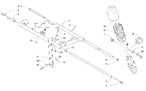 REAR SUSPENSION FRONT ARM ASSEMBLY [103848]