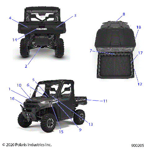BODY, DECALS - R21RRZ99A9/AC/AP/AW/B9/BC/BP/BW (900205)