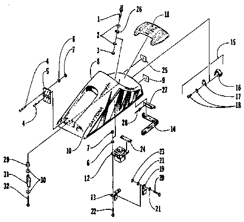 HOOD ASSEMBLY [72453]