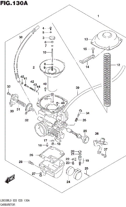 CARBURETOR (LS650BL9 E03)