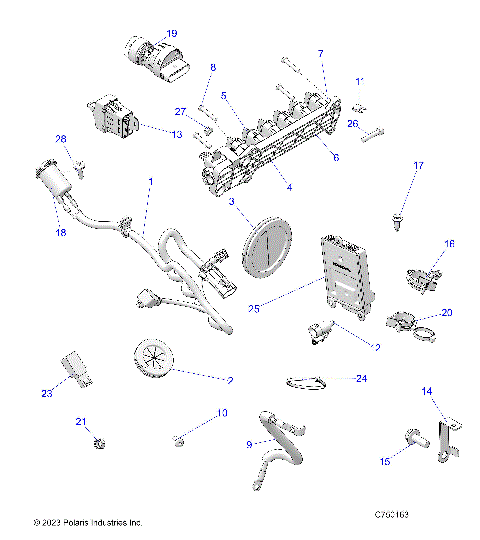 ELECTRICAL, WIRE HARNESS, PERIPHERAL - Z25R4E2KA4/B4  (C750163)