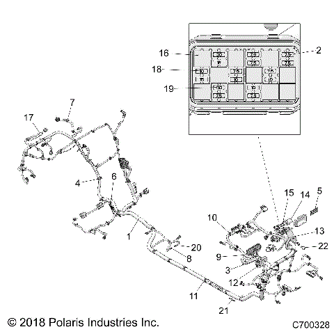 ELECTRICAL, WIRE HARNESS - Z19VPL92BK/BR/BM (C700328)