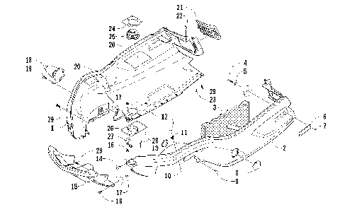 BELLY PAN AND FRONT BUMPER ASSEMBLY [86179]