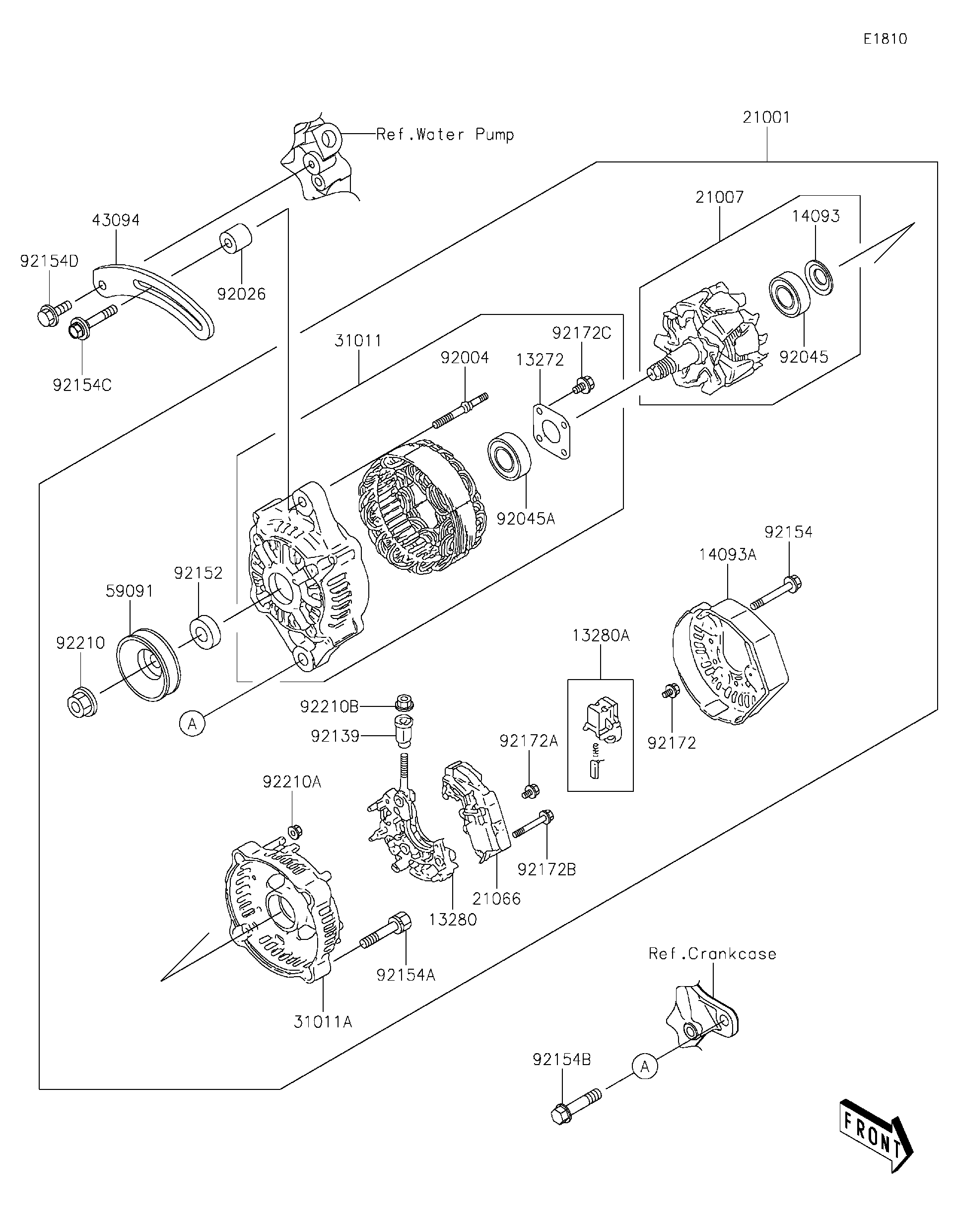 2020 Kawasaki Utility Vehicles Parts-Finder Diagrams | Team