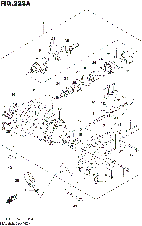 FINAL BEVEL GEAR (FRONT)