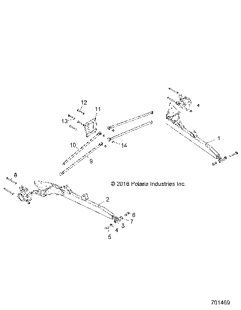 SUSPENSION, REAR CONTROL ARMS - Z19VFE99NK (701469)