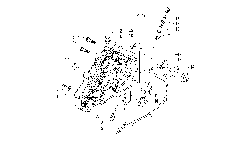 TRANSMISSION CASE ASSEMBLY [96095]
