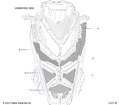 BODY, HOOD FOAM/SEAL - S26AJE9FSL/AJN9FSL/FSM (C603186)