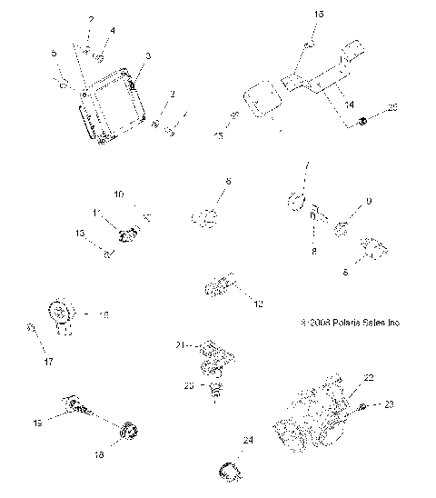 ELECTRICAL, SWITCHES and SENSORS and ECM - A09TN50AX/AZ (49ATVELECT09SPX25)