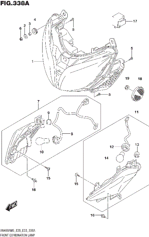 FRONT COMBINATION LAMP