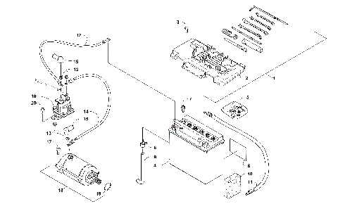 BATTERY AND STARTER ASSEMBLY [302228]