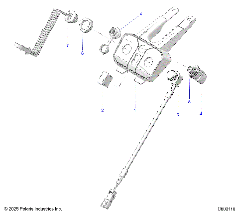 ELECTRICAL, CONSOLE SWITCH - S26TLF9FSL (C603110)
