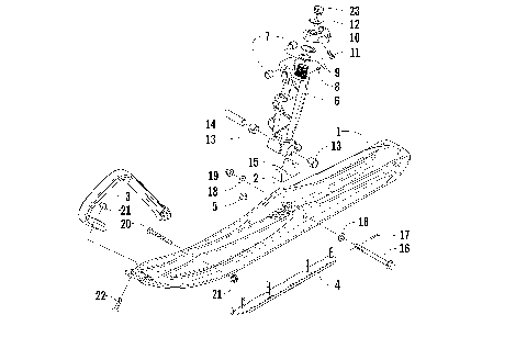 SKI AND SPINDLE ASSEMBLY [93038]