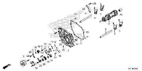 SHIFT DRUM@SHIFT FORK