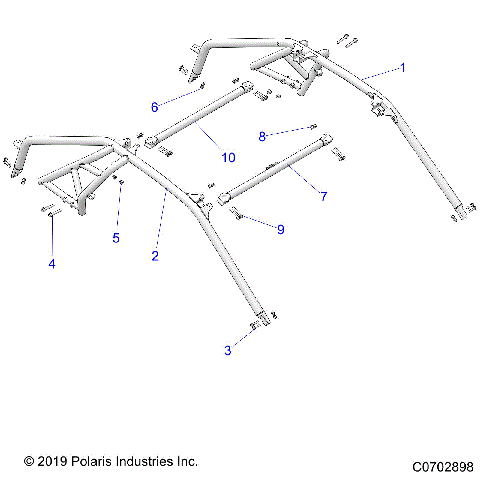 CHASSIS, CAB FRAME - Z21RAF92AH/BH (C0702898)