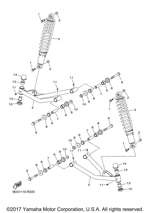 FRONT SUSPENSION WHEEL