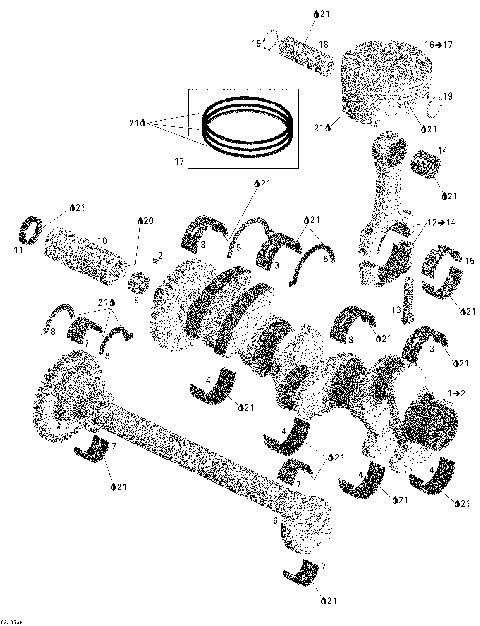 01- Crankshaft, Pistons And Balance Shaft 1