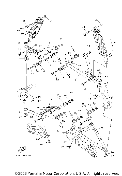 FRONT SUSPENSION & WHEEL