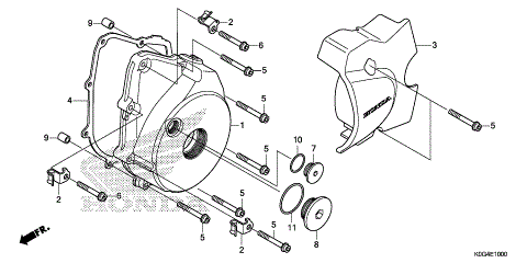 LEFT CRANKCASE COVER