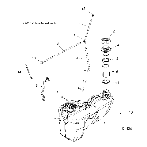 BODY, FUEL TANK - A19SXS95FR (101436)