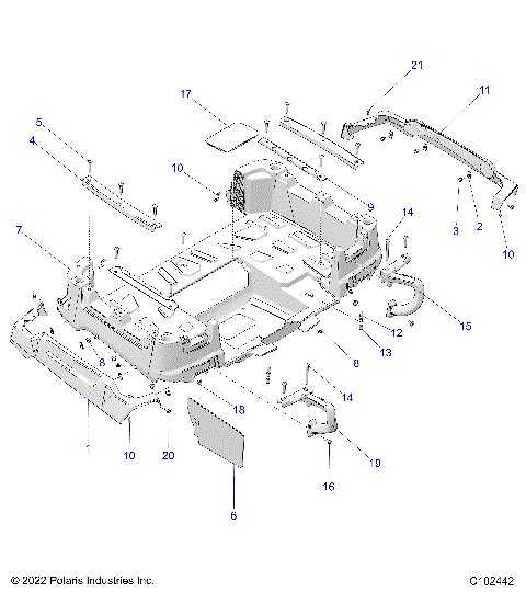 BODY, BOX, REAR - A23SWE57F1/S57C1/C2/E1/E2 (C102442)