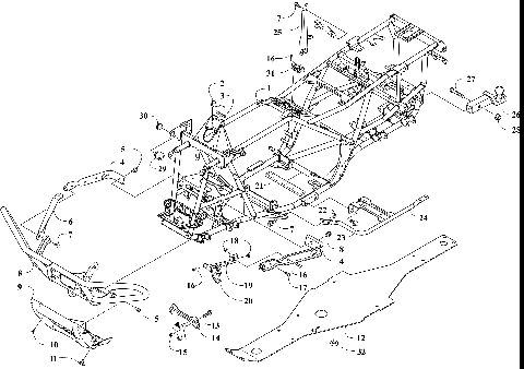 FRAME, TAILLIGHT, AND RELATED PARTS [303222]