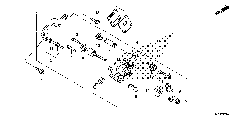PARKING BRAKE CALIPER
