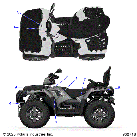 BODY, DECALS, GRAPHIC - A26SYY95AK (900718)