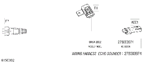 08- Electric - Echo Sounder Wiring Harness - 278003974