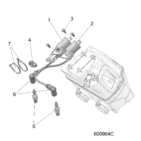ELECTRICAL, IGNITION COIL/SPARK PLUGS - S21EEC8RS ALL OPTIONS (600964C)