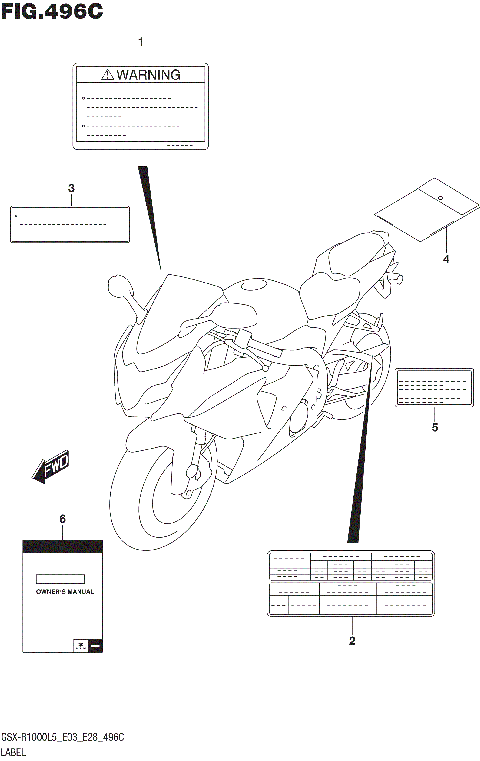 LABEL (GSX-R1000L5 E33)