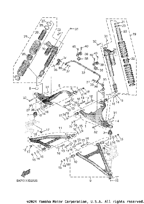 FRONT SUSPENSION & WHEEL