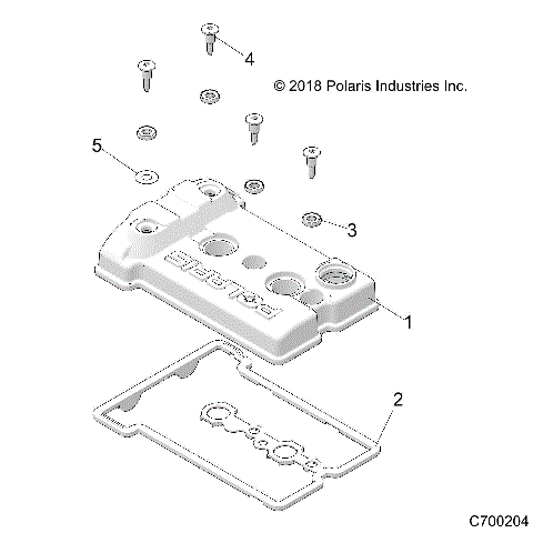 ENGINE, VALVE COVER - R19RT_87 ALL OPTIONS (C700204)