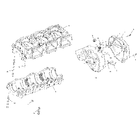 CRANKCASE - W005199I (4955825582C005)
