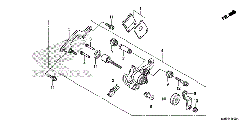 PARKING BRAKE CALIPER