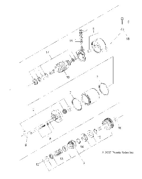 ENGINE, STARTING SYSTEM - A08LH27AW/AX/AZ (49ATVSTARTER08SP300)
