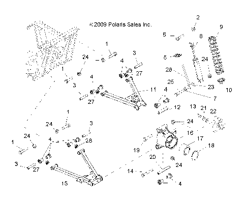SUSPENSION, REAR - R10RC08GA/GH/FA/FH (49RGRSUSPRR10)