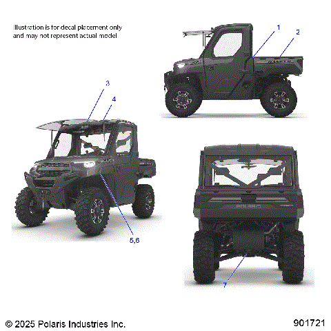 BODY, DECAL, GENERAL - R26RRU99A9/AF/AH/AB/AS/B9/BF/BH/BB/BS (901721)