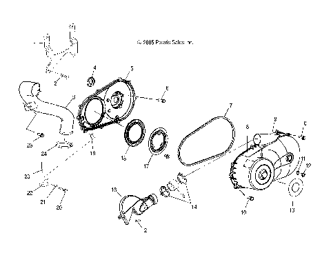 CLUTCH COVER - A07BG50AA/FA (4999201549920154C05)
