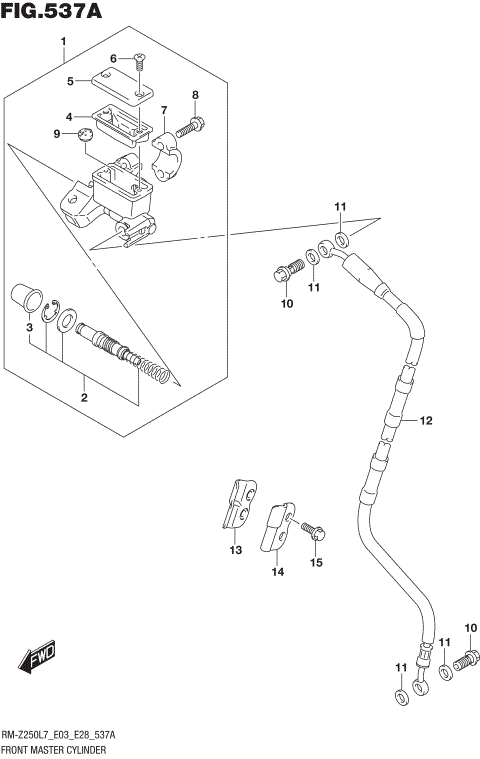 FRONT MASTER CYLINDER