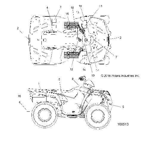 BODY, DECALS - A17SEA57A1/5/7/9/L7/L8/E57A1/7/9/F57A4 [100513]