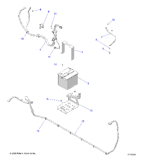 ELECTRICAL, BATTERY - R25RSB99AZ/BZ/AL (C733285)