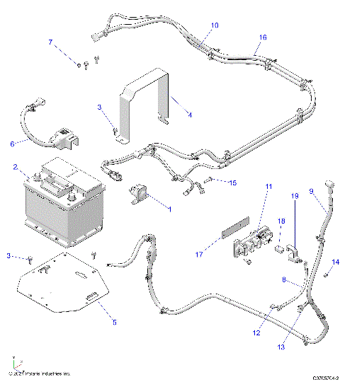 ELECTRICAL, BATTERY -   (C0705704-2)